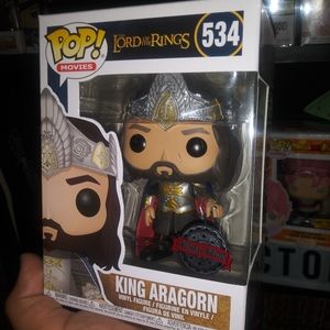 KING ARAGORN FUNKO POP INTERNATIONAL STICKER